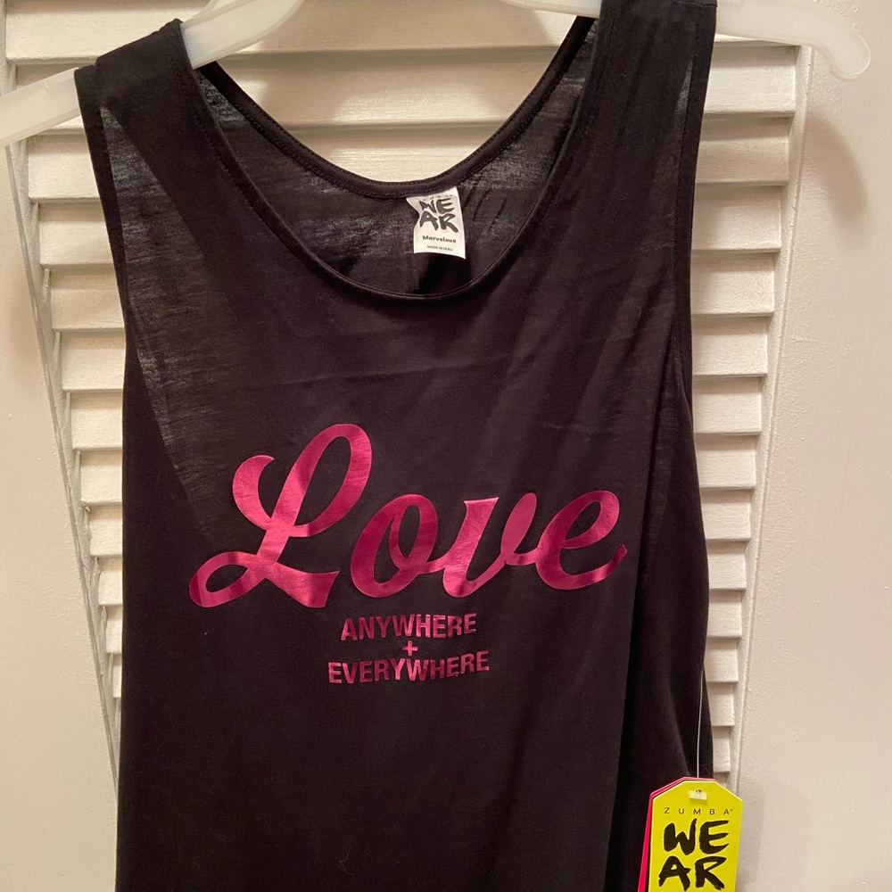 Zumba wear tank top size medium